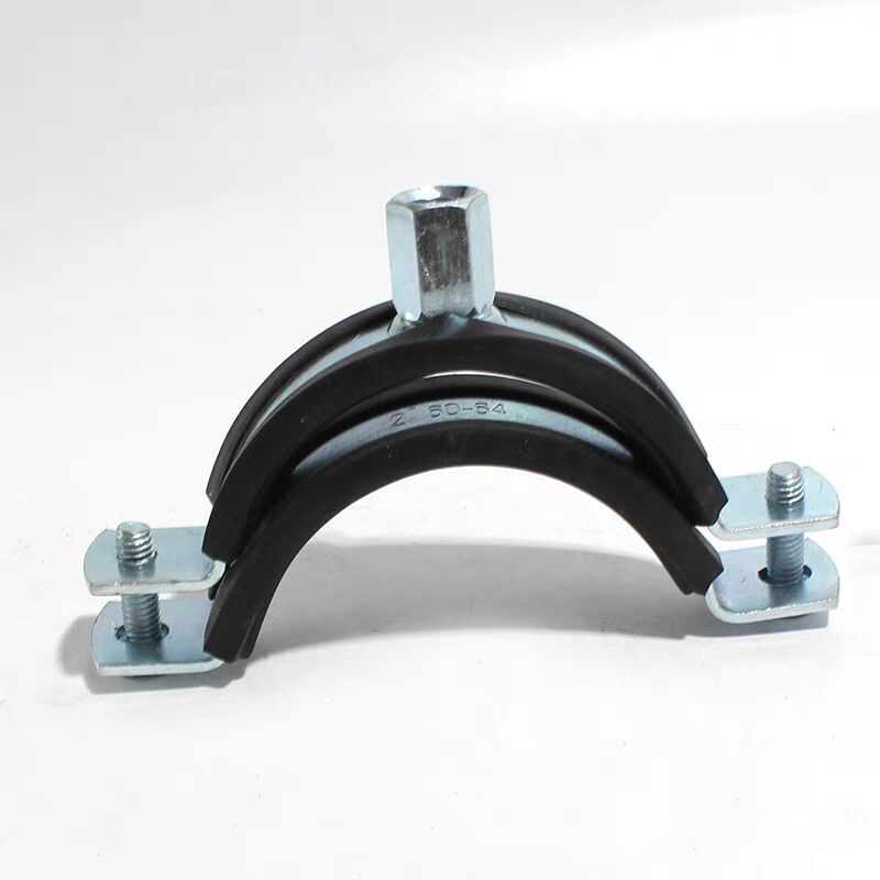 镀锌丝杆吊卡管夹M8+10排水管吊卡O型抱箍镀锌钢管扣