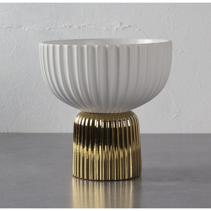 BZ230505-1 화이트 + 골드 (줄무늬)