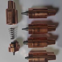 ?點焊機電極點焊機碰焊機點焊頭KCF陶瓷定位銷螺母電極鉻鎬銅定