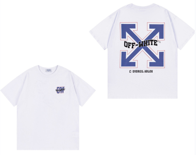 トレンディな漫画落書き油絵矢印半袖男性と女性ルーズカップル OFW 純綿半袖 Tシャツ夏 mk ゼブラ|undefined