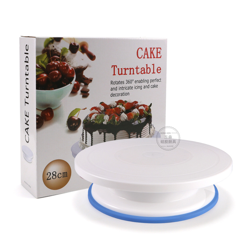 DIY baking tools cake decorating table plastic rotating cake cream turntable lightweight stable cake turntable DIY baking tools cake decorating table plastic rotating cake cream turntable lightweight stable cake turntable