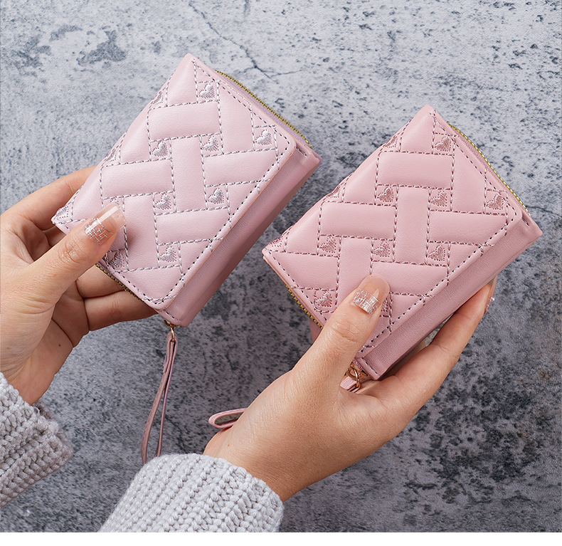 Mujeres Color Sólido Cuero Sintético Gire La Tapa Carteras Pequeña display picture 1