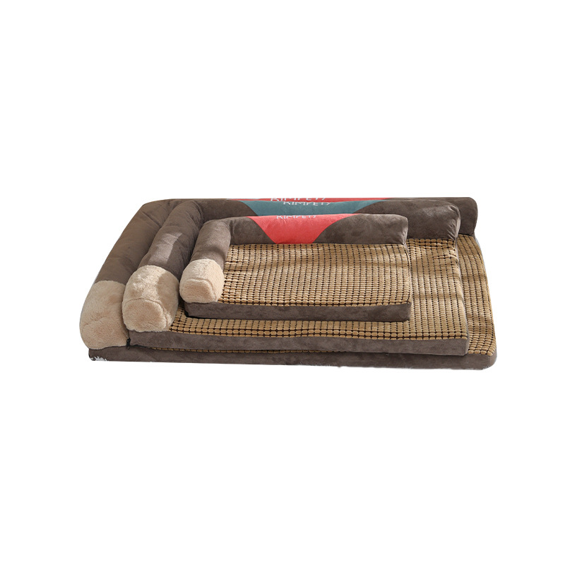 Otoño e invierno cálido sofá cama nido de Mascota de perro grande mediano y grande alfombra de perro nido de gato extraíble y lavable Four Seasons Universal