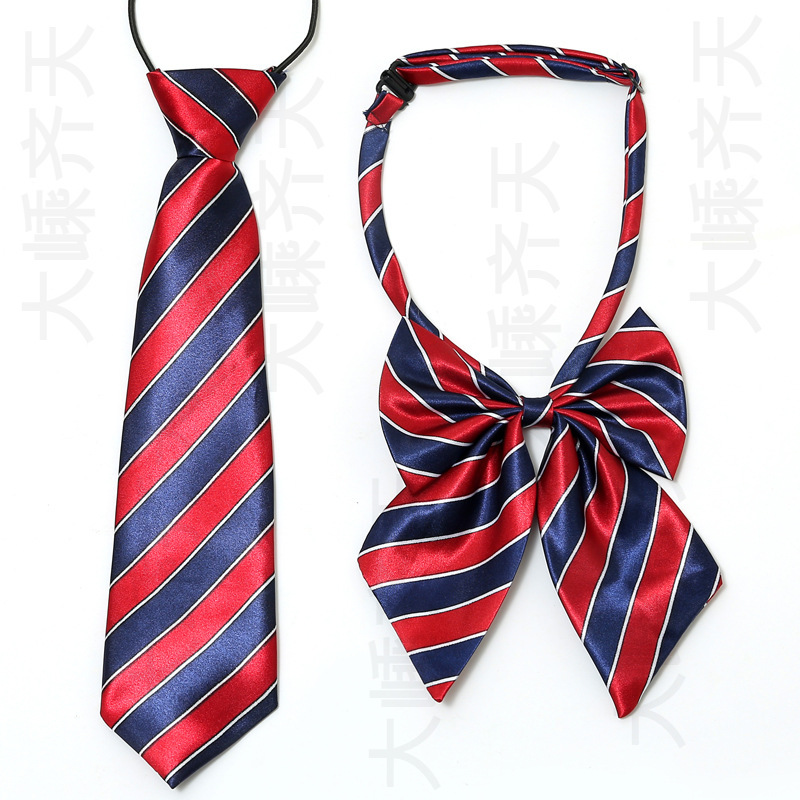 New Children's Small Tie Kindergarten Primary School Boys and Girls School Uniform Performance Bow Tie Collar Flower Print Tie suit