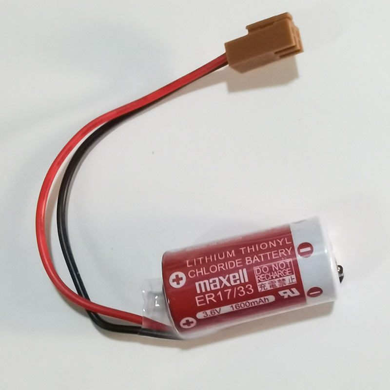 万胜maxell ER17/33 3.6V  PLC锂电池2/3AER2/3A  C500-BAT08