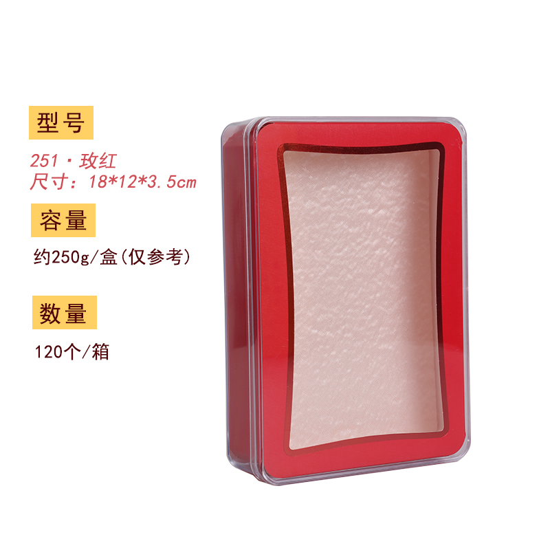 Dendrobium pepinos de mar nido de pájaro caja de nutrición ginseng americano caja de embalaje acrílico molusco plástico transparente forro vacío regalo