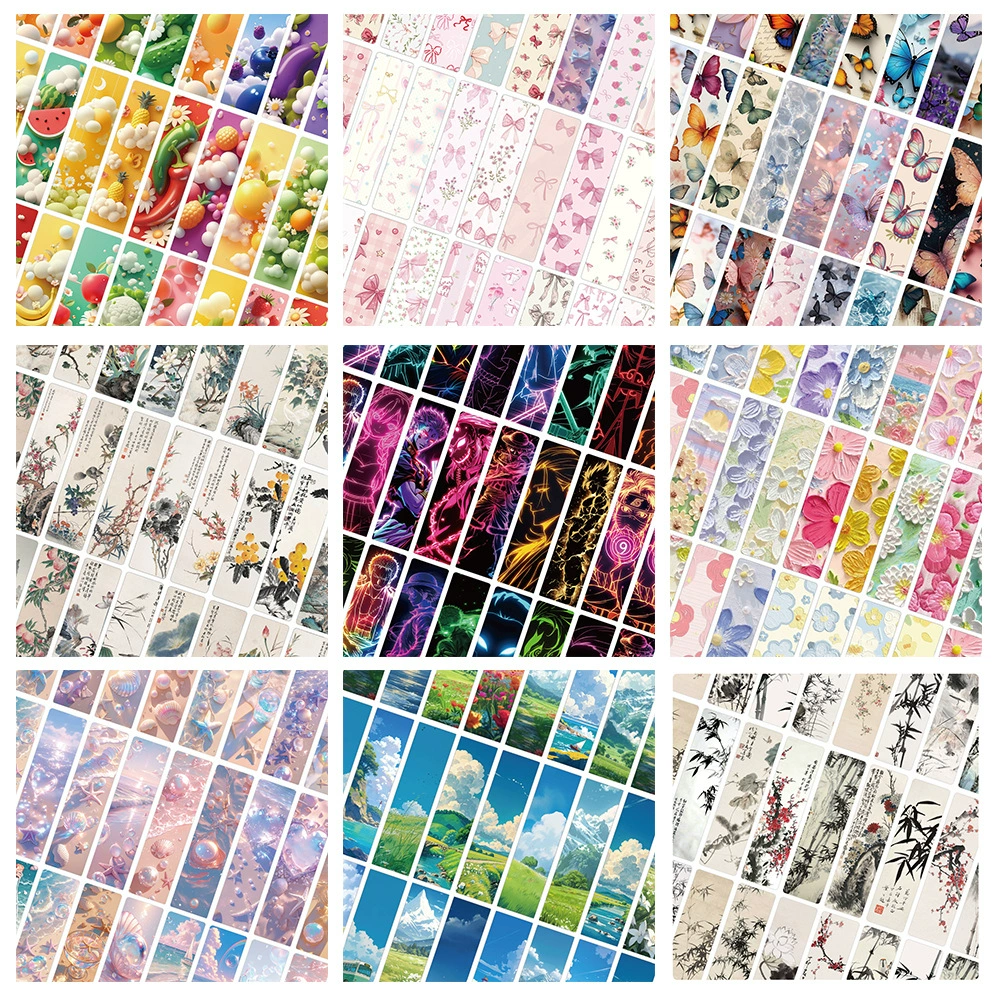 Оригинальные сотни закладок для рисования тушью в китайском стиле, 24 штуки для чтения и маркировки студентов, дорогие культурные и творческие бумажные подарки оптом