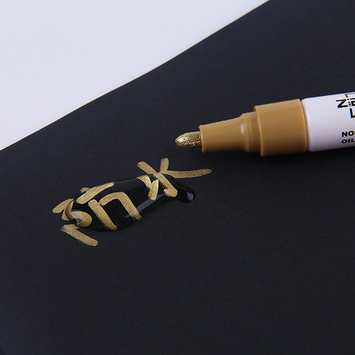 Guangna waterproof paint pen white oily marker industrial car tire ceramic graffiti metal touch-up pen