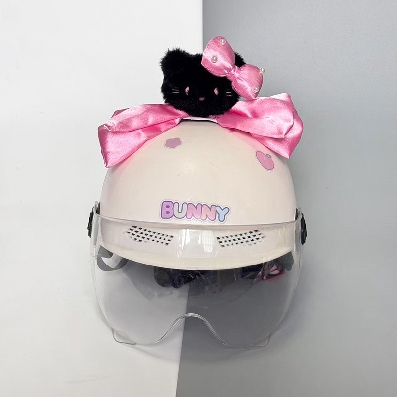 Motorcycle helmet decoration cat ears, ski helmet accessories, motorcycle and electric vehicle modified cat ears, cross-border hot sale