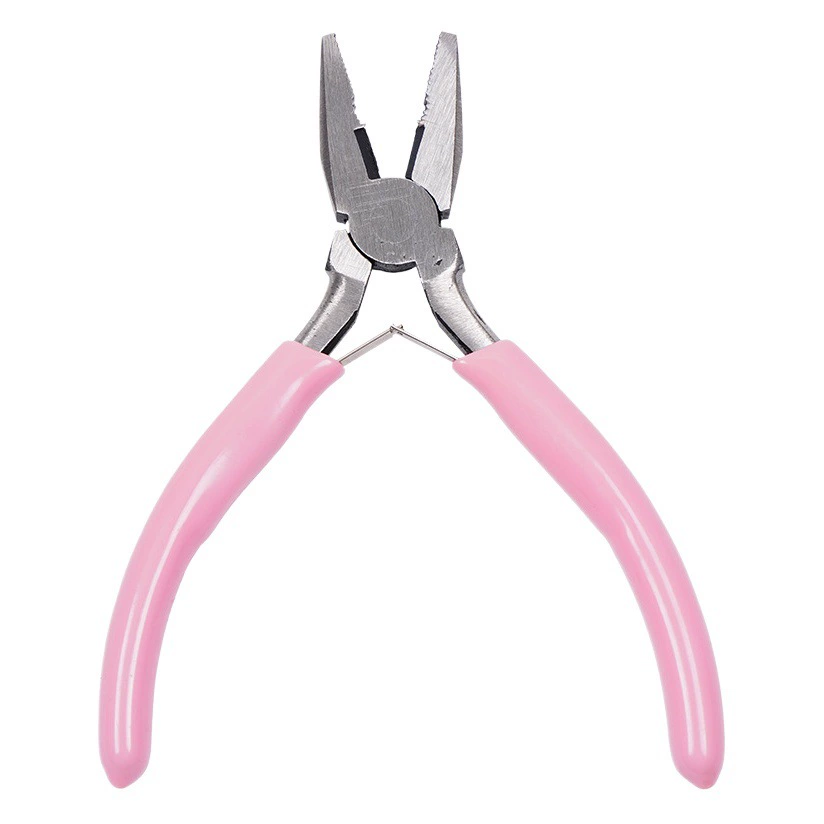 Плоскогубцы для розовой проволоки 4,5 дюйма с плоскогубцами для зубчатой проволоки Плоскогубцы 4,5 дюйма в наличии на складе