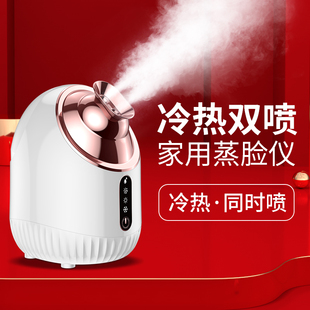 Hot and Cold Dual Spray Facial Steamer Hot Spray Facial Steamer Home Beauty Salon Special Nano Sprayer Facial Hydration