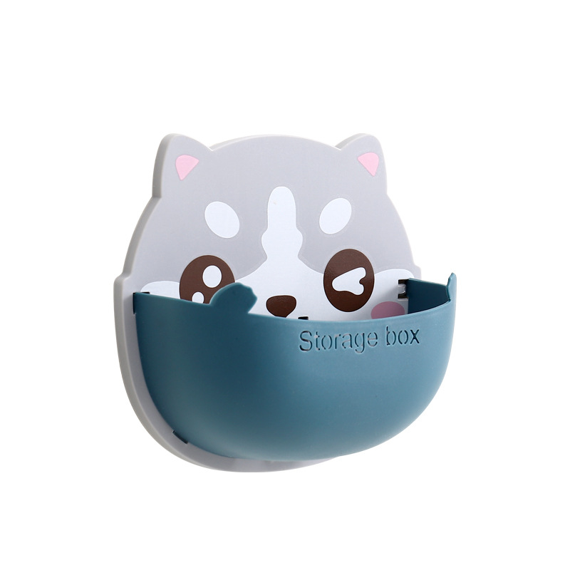 Caja de almacenamiento montada en la pared estante de almacenamiento creativo Soporte para teléfono móvil de carga sin perforaciones de pared estante de almacenamiento multifuncional para el hogar