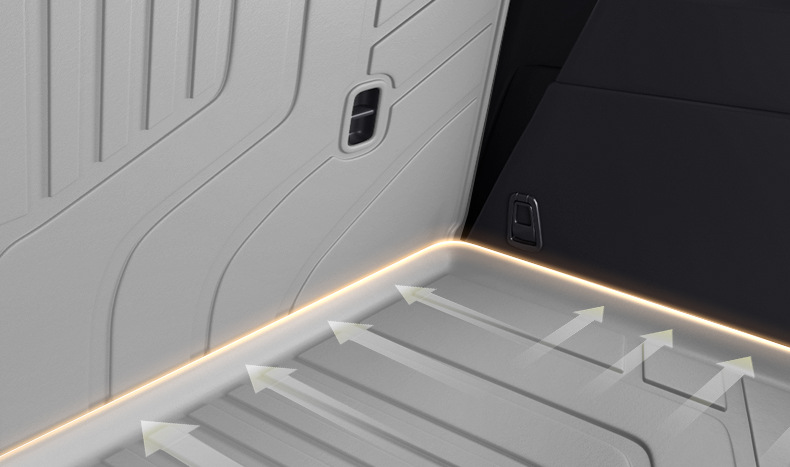 Suitable for Byd Hiace 06 Trunk Mat Tpe2026 Ev/Dmi Trunk Mat Modified Foot Mat Supplies