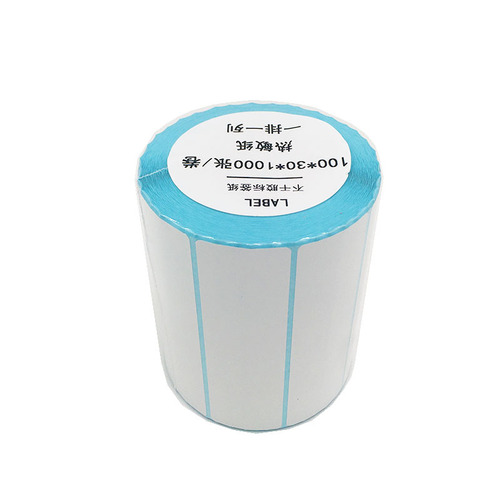 Three-proof thermal paper 100X30 self-adhesive cheese label size Spring Festival sticker Christmas sealing sticker