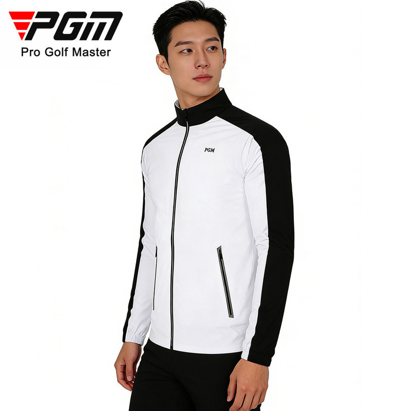 Pgm Golf Clothing 2026 New Men's Waterproof Jacket Spring and Autumn Clothing Long-Sleeved Tops Men's Clothing
