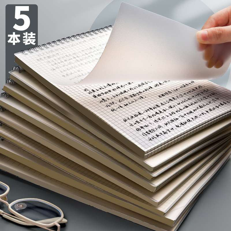 Students Thickened a5 Upturn Coil Book Simple b5 Horizontal Square for Postgraduate Entrance Examination Writing Special Notebook a4 Notepad