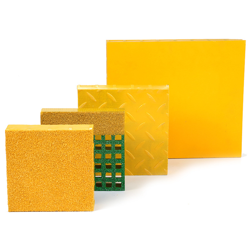 Cubierta de rejilla de fibra de vidrio foso de cable cubierta de patrón de planta de tratamiento de piscina de aguas residuales cubierta compuesta de foso de alcantarillado