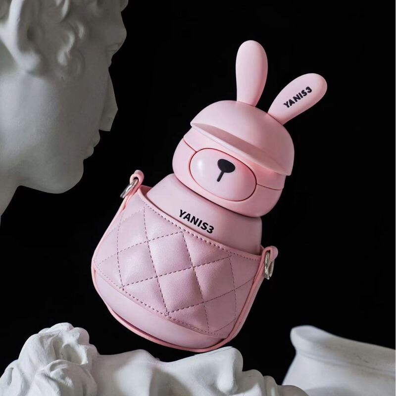 Yanis3注文価格変更可可兎可熊316ステンレス保温カップかわいい少女心大腹カップジェーン|undefined