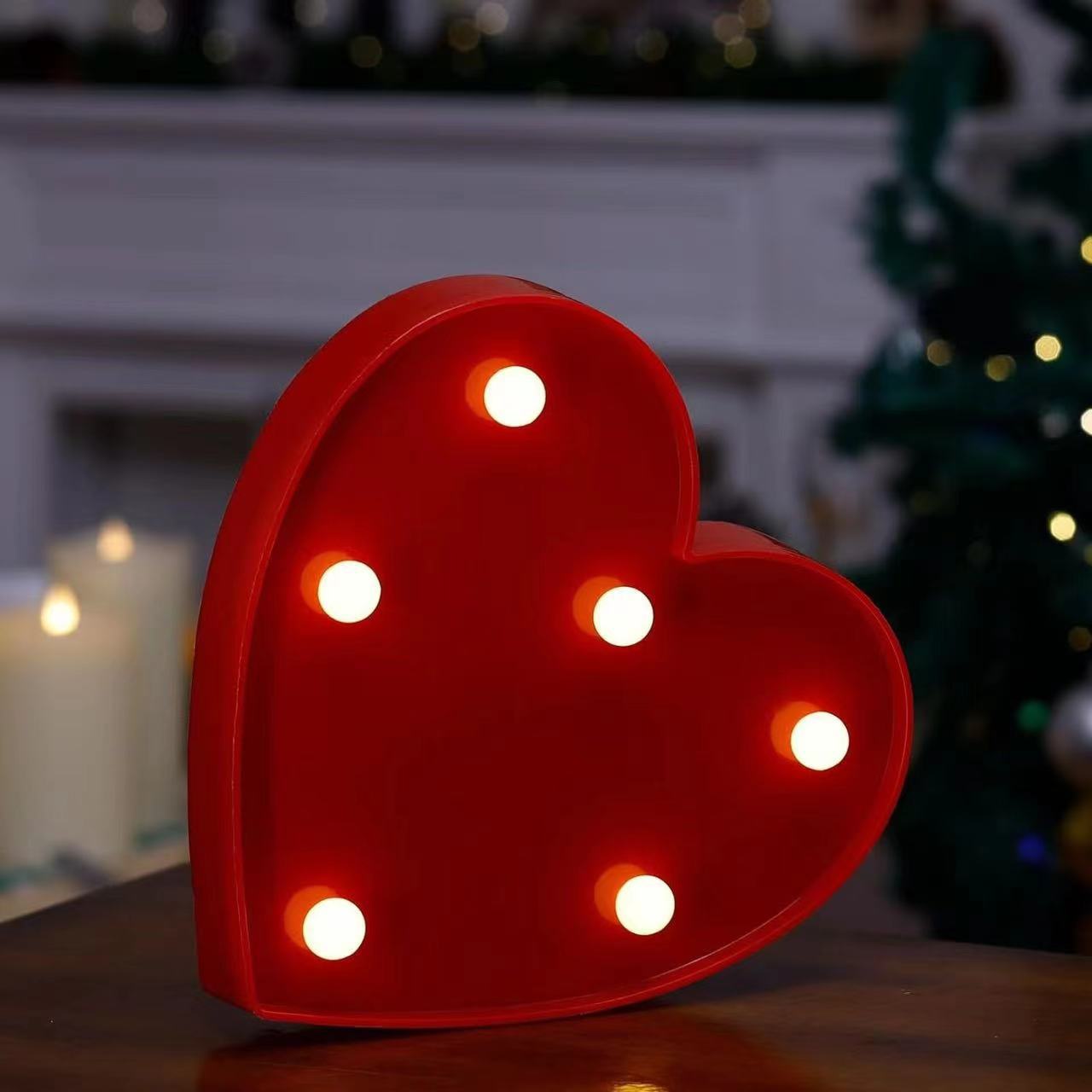 Lámpara LED de Letras y Números de PVC Decorativa para Fiestas y Bodas image 2