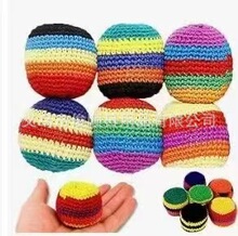 �羳��ƷHand-Made Knitted Footbag Sack�ֹ�ᘿ��_��ë��ɳ����