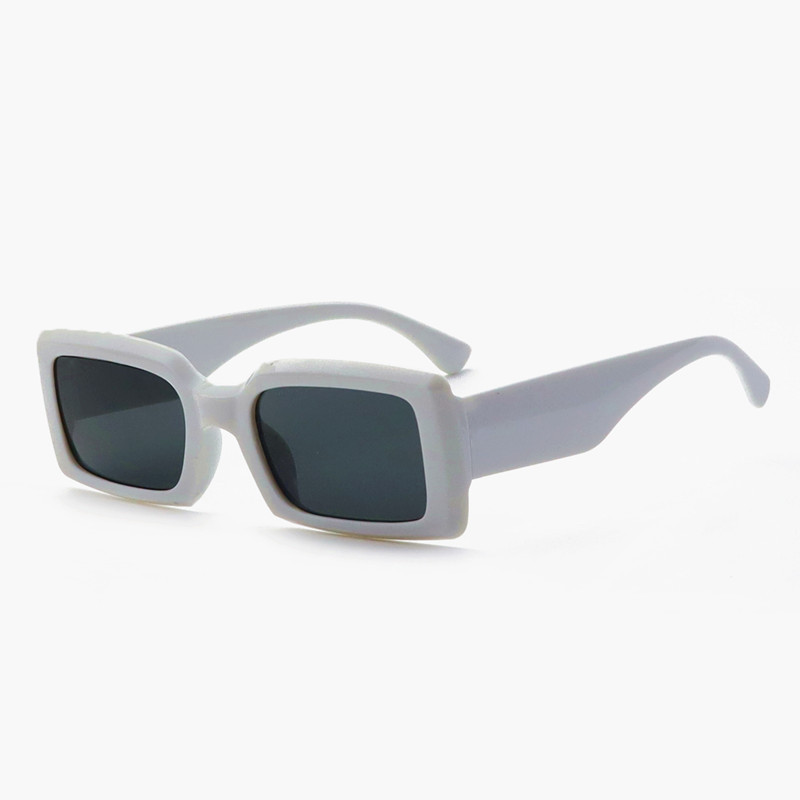 Women's Gender Basic Simple Style Solid Color Ac UV400 Protection Square Full Frame Women's Sunglasses