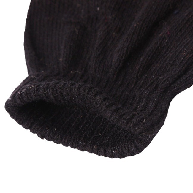Guantes Cálidos de Invierno al por Mayor, Guantes Negros Transfronterizos, Guantes de Punto para Comercio Exterior, Regalos, Fabricante de Amazon al por Mayor