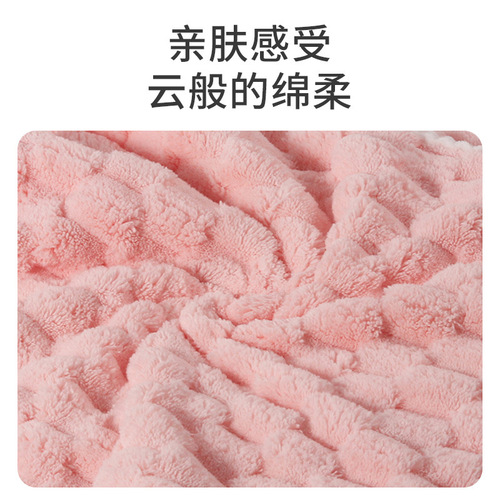 Coral velvet towel household face towel hand towel absorbent square towel hand towel hanging cloud towel small towel
