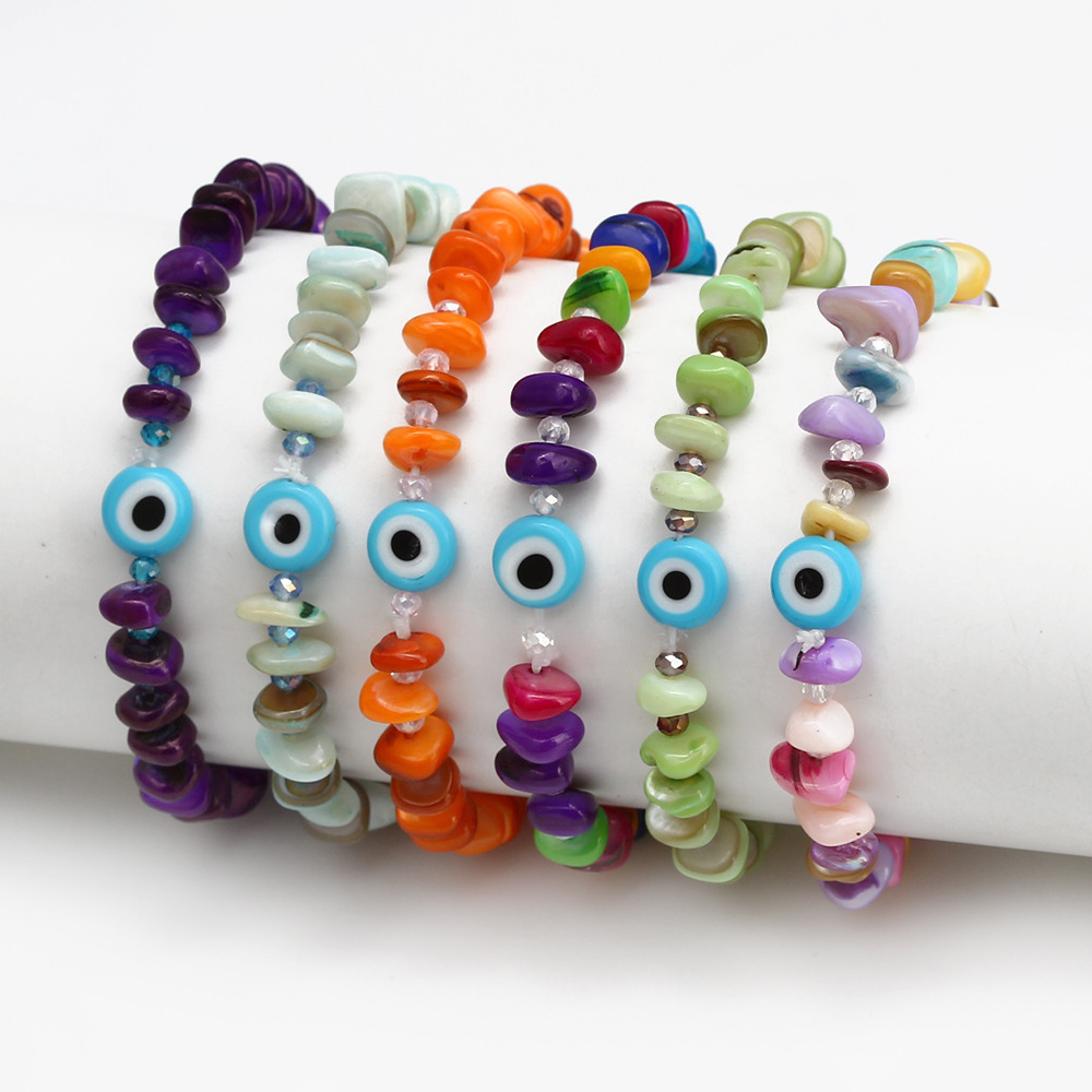 Fashion Eye Copper Inlay Zircon Bracelets 1 Piece