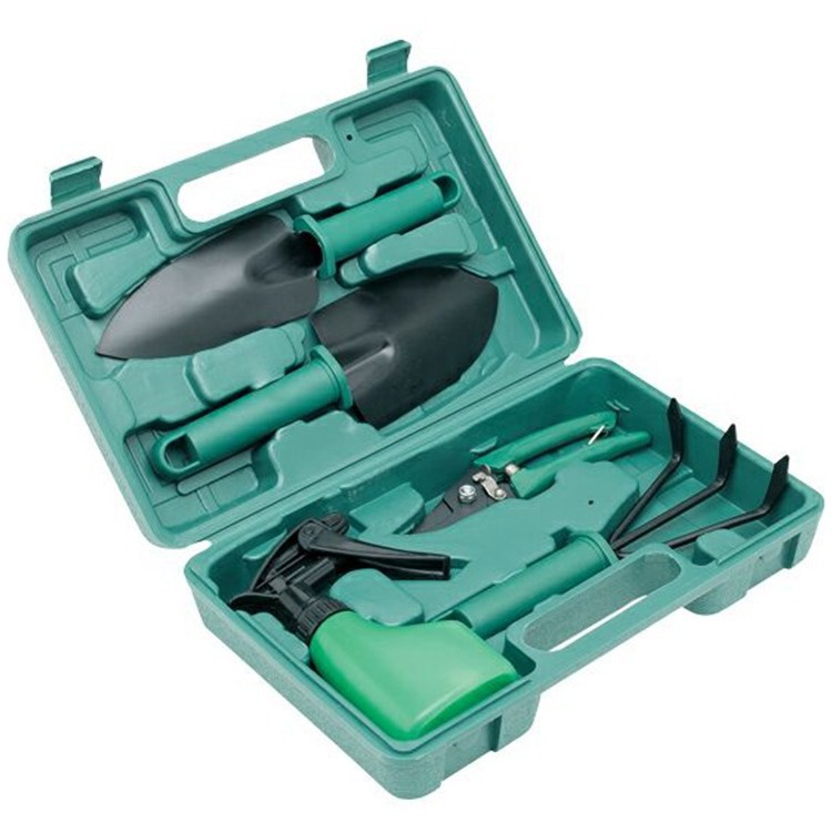 Jardín tijeras herramientas de jardín set de 5 piezas tijeras de recoger frutas tijeras de acero inoxidable correa de ducha pala tijeras de jardinería