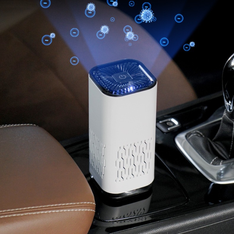 跨境空气净化器 智能车载负离子净化器 USB除烟除尘室内净化器
