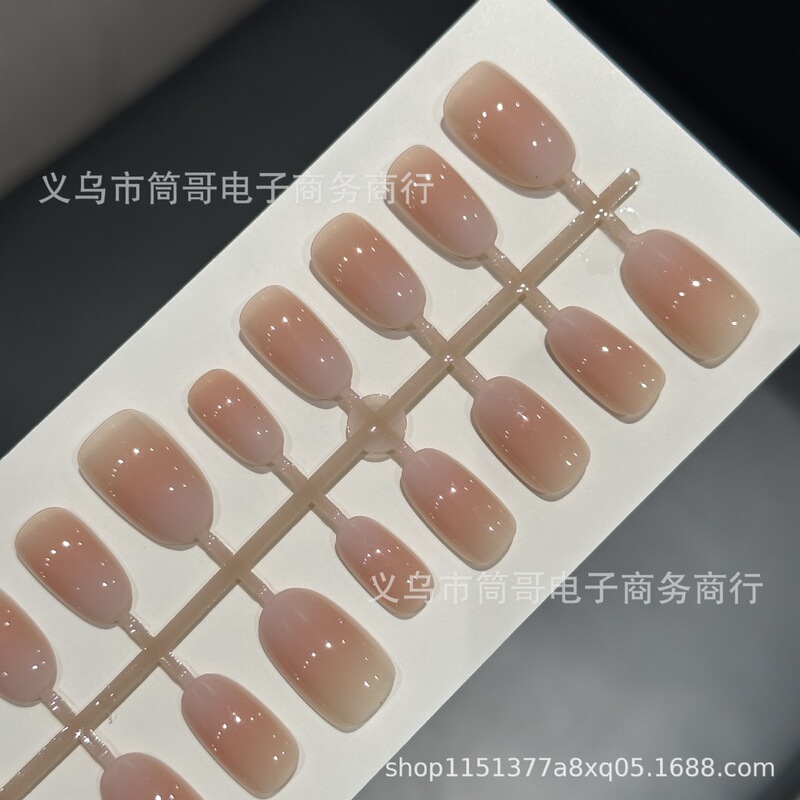 30 Pieces of Nail Polish Glue White Gradient Versatile Handmade Wholesale Manicure Wearable Nails Simple Versatile Fake Nails Finished Nail Pieces 30 Pieces of Nail Polish Glue White Gradient Versatile Handmade Wholesale Manicure Wearable Nails Simple Versatile Fake Nails Finished Nail Pieces
