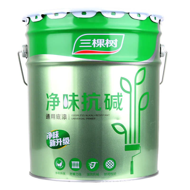 三棵树内墙刷墙涂料室内自刷补墙漆底漆家用无甲醛乳胶漆墙漆