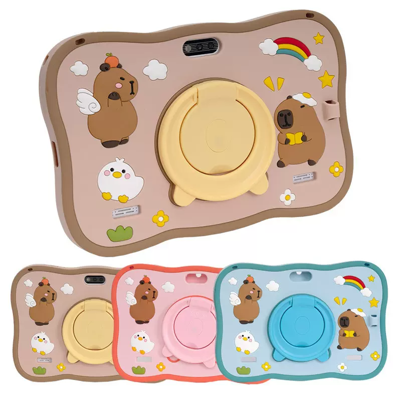 跨境外贸 7寸2025儿童智能安卓防摔平板电脑视力保护教育应用丰富