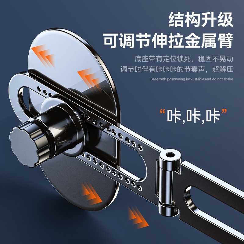 (2개) 새로운 정지 된 모든 차량 자동차 범용 대시 보드 화면 회전 자기 접착 자동차 휴대 전화 홀더