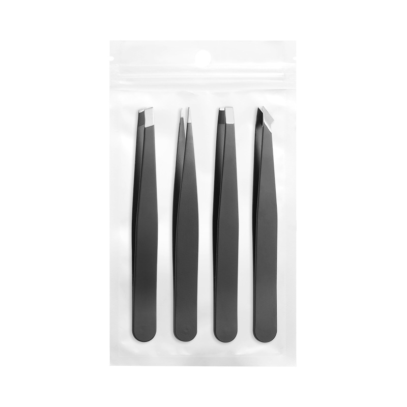 [en stock] cejas de acero inoxidable cejas pinzas de alta calidad cejas pinzas de precisión herramientas de belleza cejas pinzas 96 clip