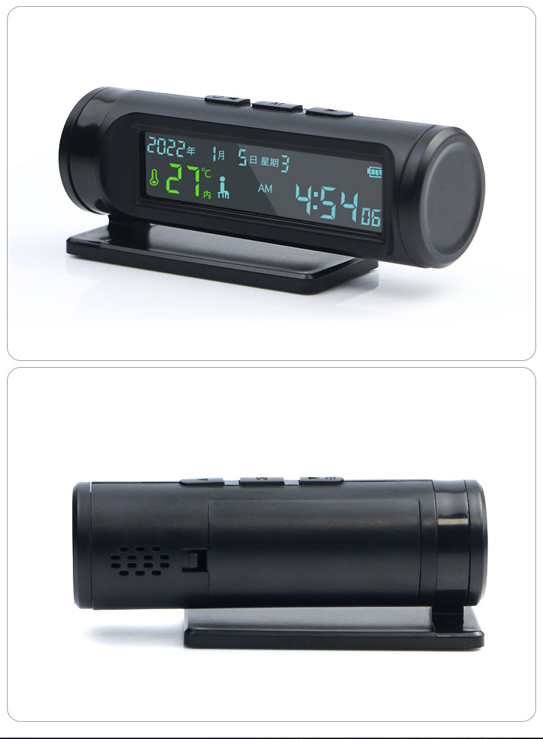 Car Fatigue Driving Reminder Clock to Prevent Drowsiness and Sleepiness Car Safety Supplies Alarm Instrument Intelligent Anti-Drowsiness