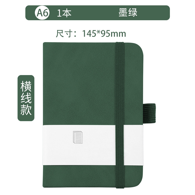 A7 correa mini bolsillo cuaderno de cuaderno de escritorio de negocios A5 cuaderno de escritorio de papelería del estudiante image 15