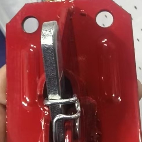 Nuevo tipo de hebilla de placa plana soldada repetida y duradera de hebilla de mariposa de hebilla de construcción especial de tensión de hebilla de placa plana para puente de columna de pared