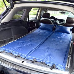 屋外自動インフレータブルマットピクニックキャンプ厚みのあるテントフロアマットレス昼休みマットレスダブル防湿マット