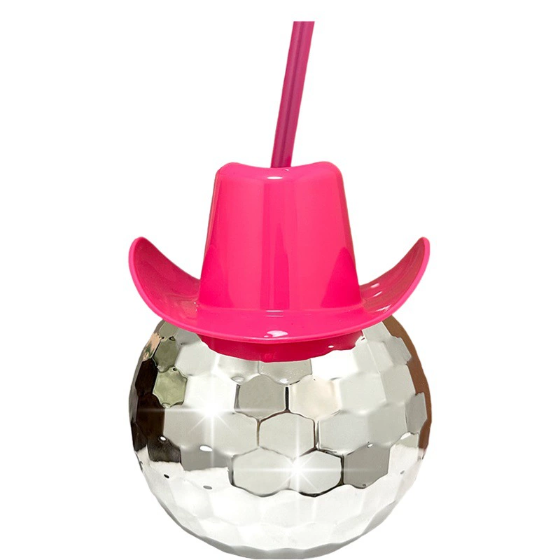Ковбойская шляпа, электролитическая кружка, диско-шар, кружка с трубочкой, 600 мл бокал для вина, товары для вечеринок, кросс-бордер