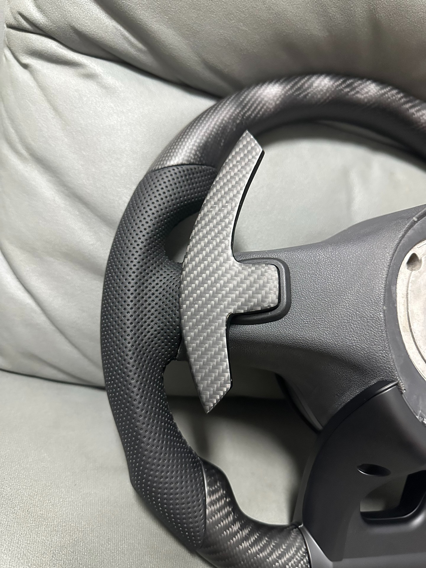 Special upgrade for Mercedes-Benz C steering wheel, modified for the new C260L, C43, C200, AMG-class, matte carbon fiber assembly