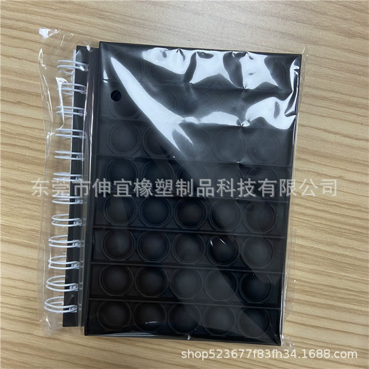 New pop notebook small silicone cover notebook decompression bubble notepad interesting science and education stationery