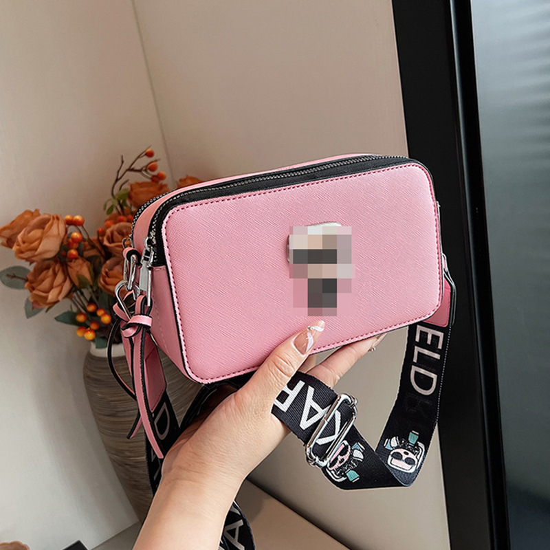 Bolso de hombro transfronterizo personalidad femenina simple correa de hombro ancha bolsa de gafas tendencia de moda femenina casual bolso de mensajero de todo fósforo