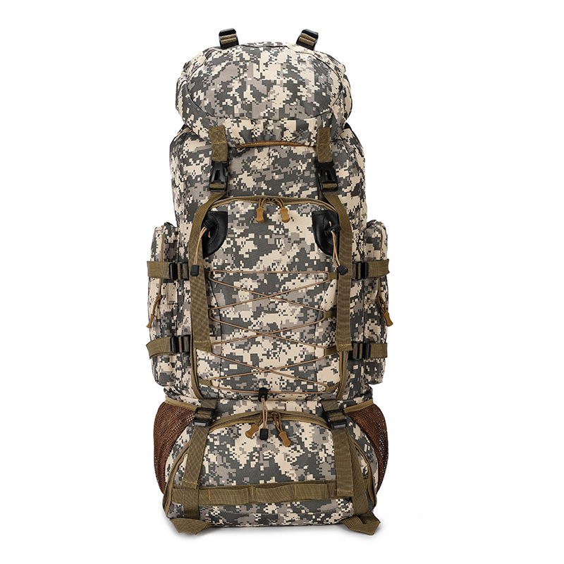 Gran capacidad nueva bolsa de senderismo multifuncional bolsa de almacenamiento de campamento al aire libre viaje corto mochila táctica al aire libre