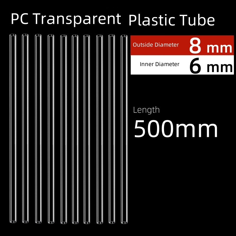 工場クロスボーダースポット PC パイプ/PVC 透明ハードパイププラスチックパイプ水槽水パイプ中空丸パイプアクリル水パイプ|undefined