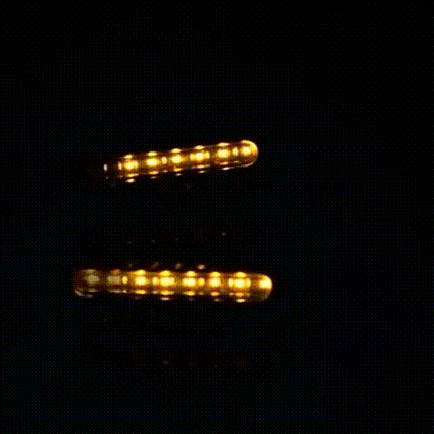 Motorcycle accessories LED white one-word light running light hand guard off-road modification brake drop-resistant safety hand guard