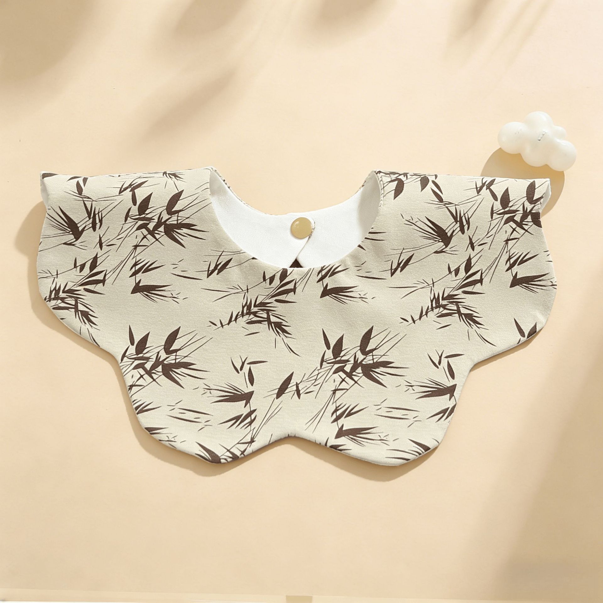 Knitted waterproof bib-bamboo