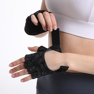 Clarkson Gloves Women's Half-Finger Non-Slip Yoga Pull-Ups Anti-Callousing Sports Cycling Gloves for Women