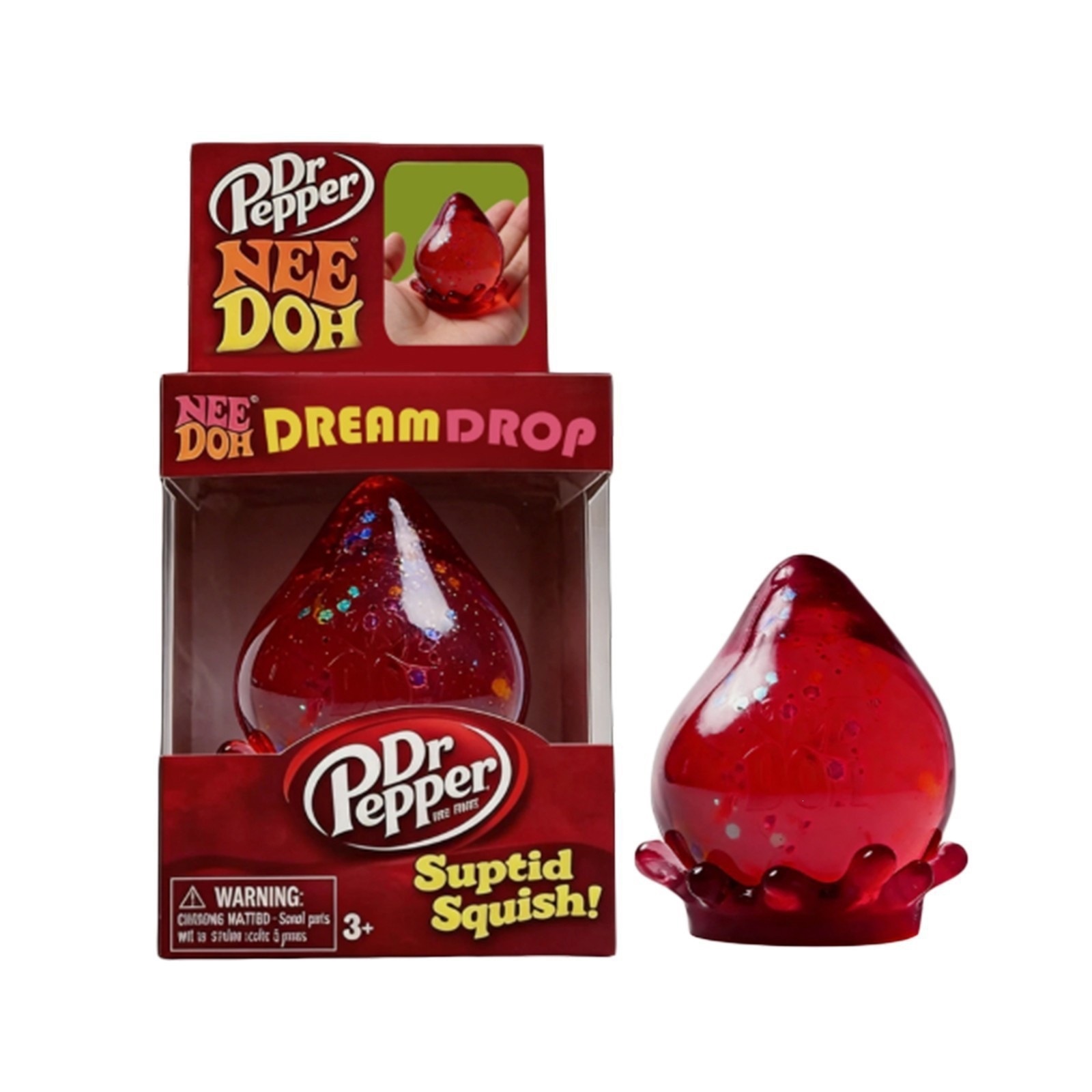 NeeDoh Dr Pepper Dream Drop Suptid Squish TPR Squishy Toy