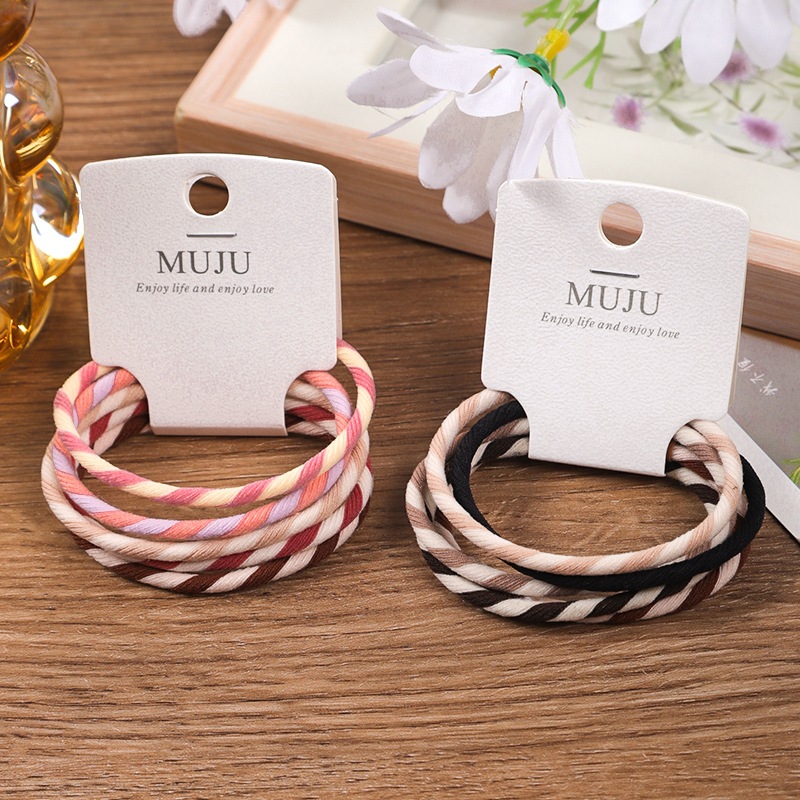 Cute two-color hair rope